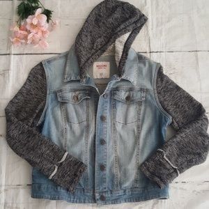 Mossimo Supply Co Denim Jacket with attached hood